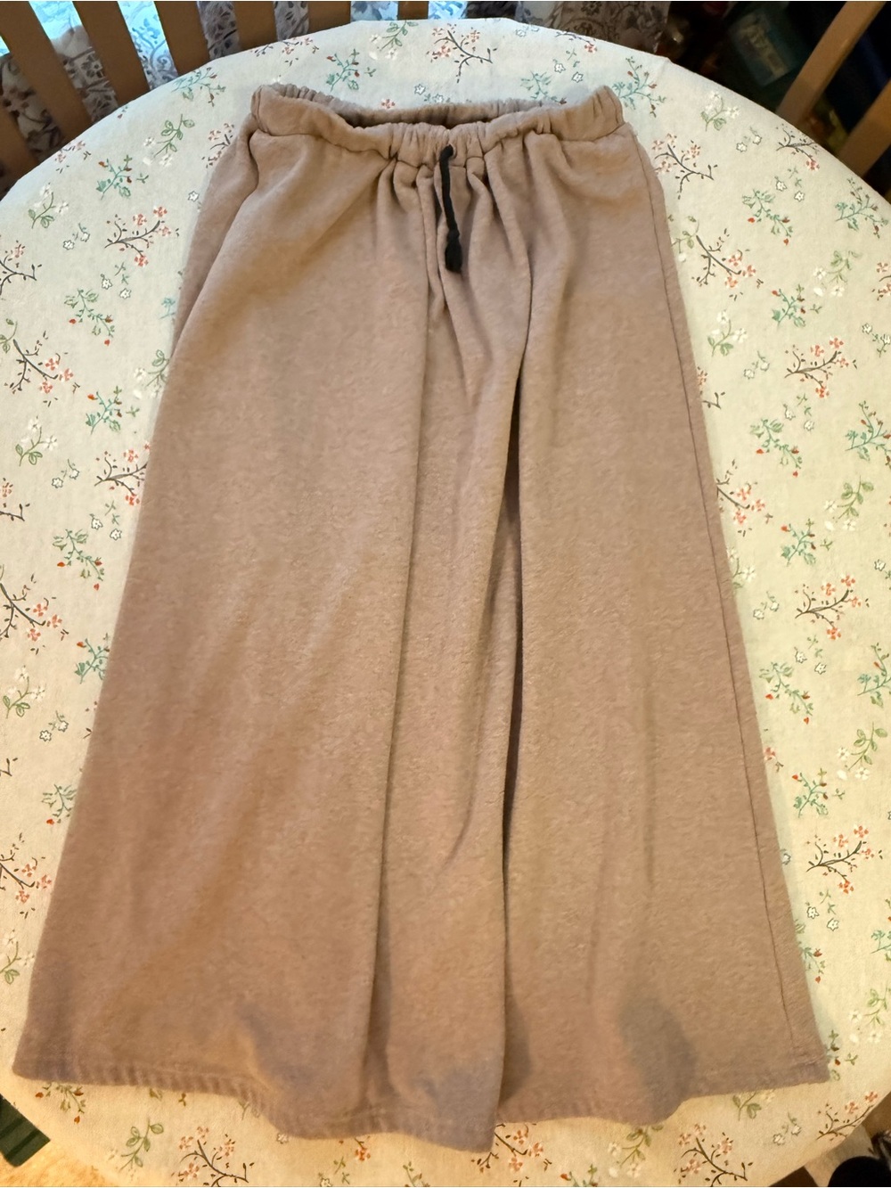 Casual Winter Elastic Waist Maxi Skirt - Taupe